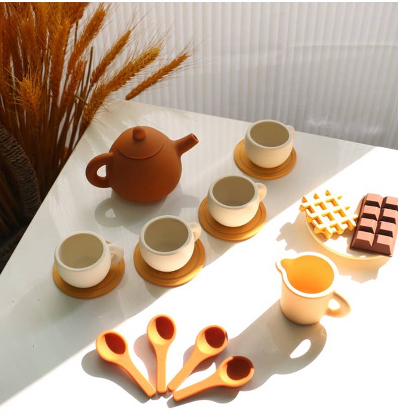 PETIKIDS - Wholesale Toy Feeding Set - Kids - Dinette, Silicone Tea Set2