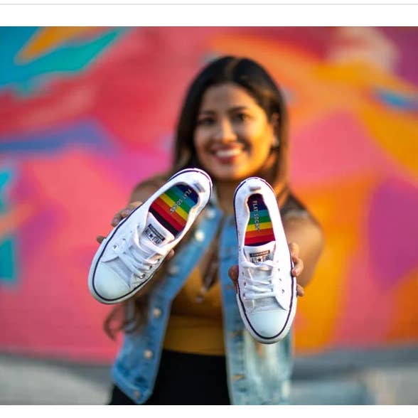 THE ULTIMATE NO-SHOW SOCK...FLAT SOCKS!!!!! FITS ALL SIZES!! for wholesale by Wear Your Crazy