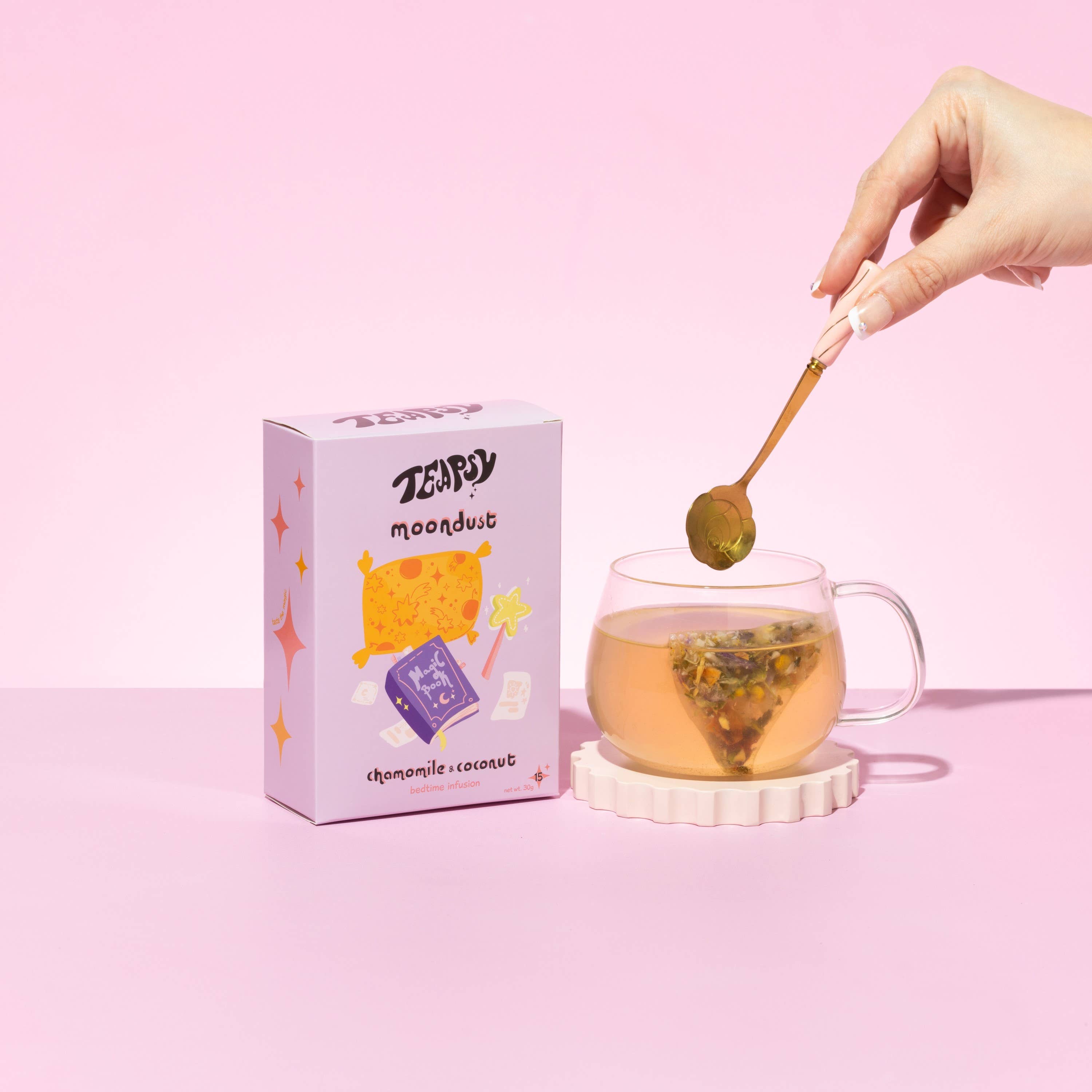 Teapsy – wholesale Tea bags – Chamomile Lavender & Coconut Tea - Moondust1