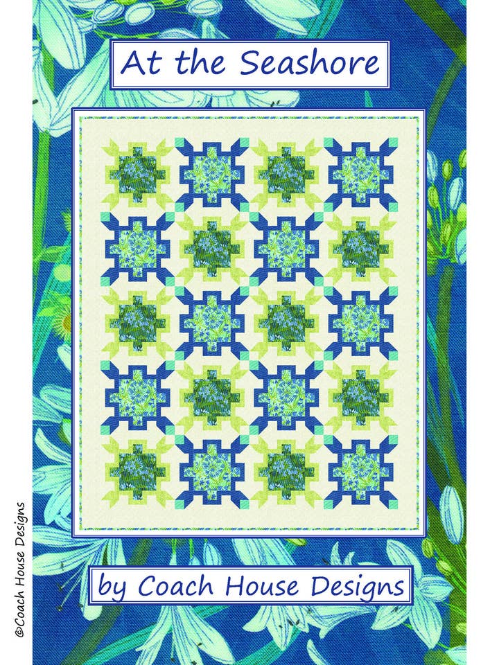 At the Seashore Wholesale Quilt Pattern for wholesale by Coach House Designs