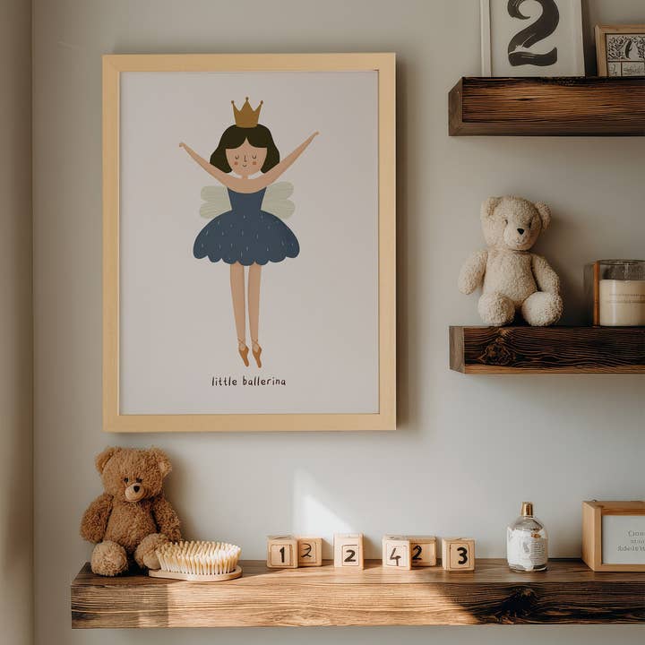 Oleka Canvas - Wholesale Art Print - Petite Ballerine, Toile rigide encadrée2