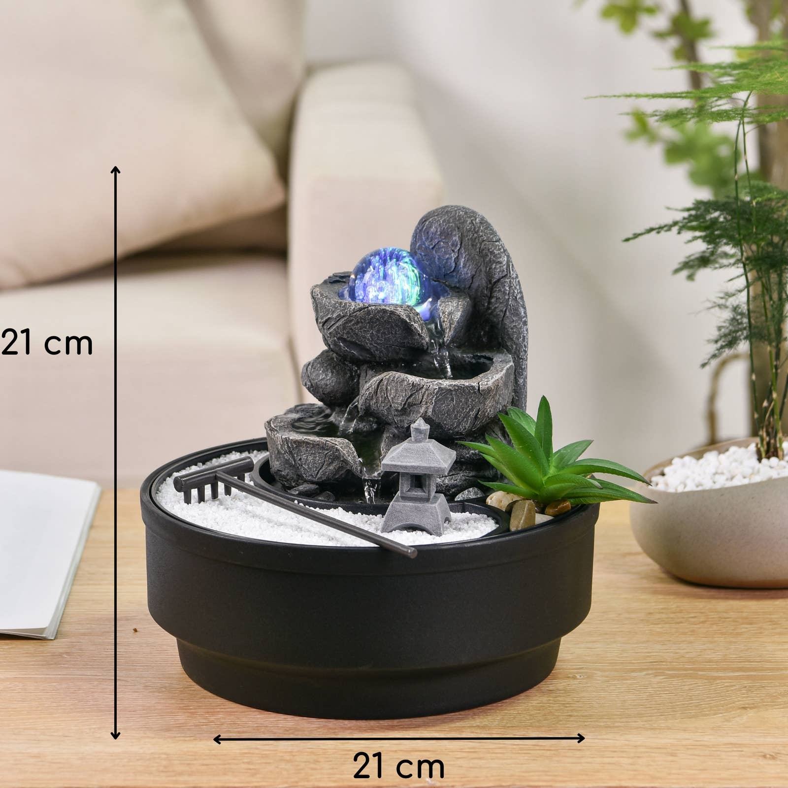 Zen'Arôme - Wholesale Decorative Tabletop Object - Zen Garden & Bogota Indoor Fountain - Zen Atmosphere Decor3