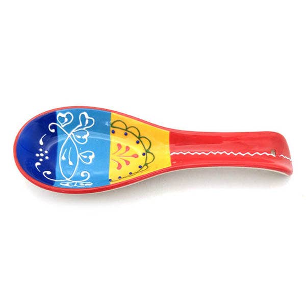 Repose-cuillère Rayures Colorées pour la vente par JUMI