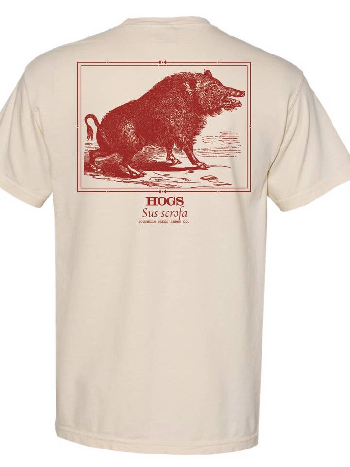 Hog Comfort Color Shirt for wholesale by Southern Press Shirt Company