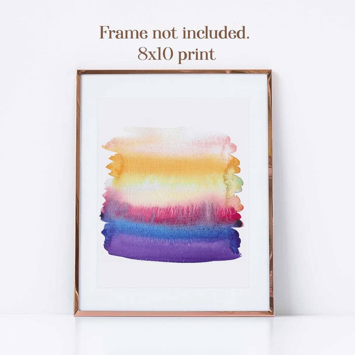 Stampa astratta viola e arancione per la vendita all'ingrosso da parte di Shop Intaglio