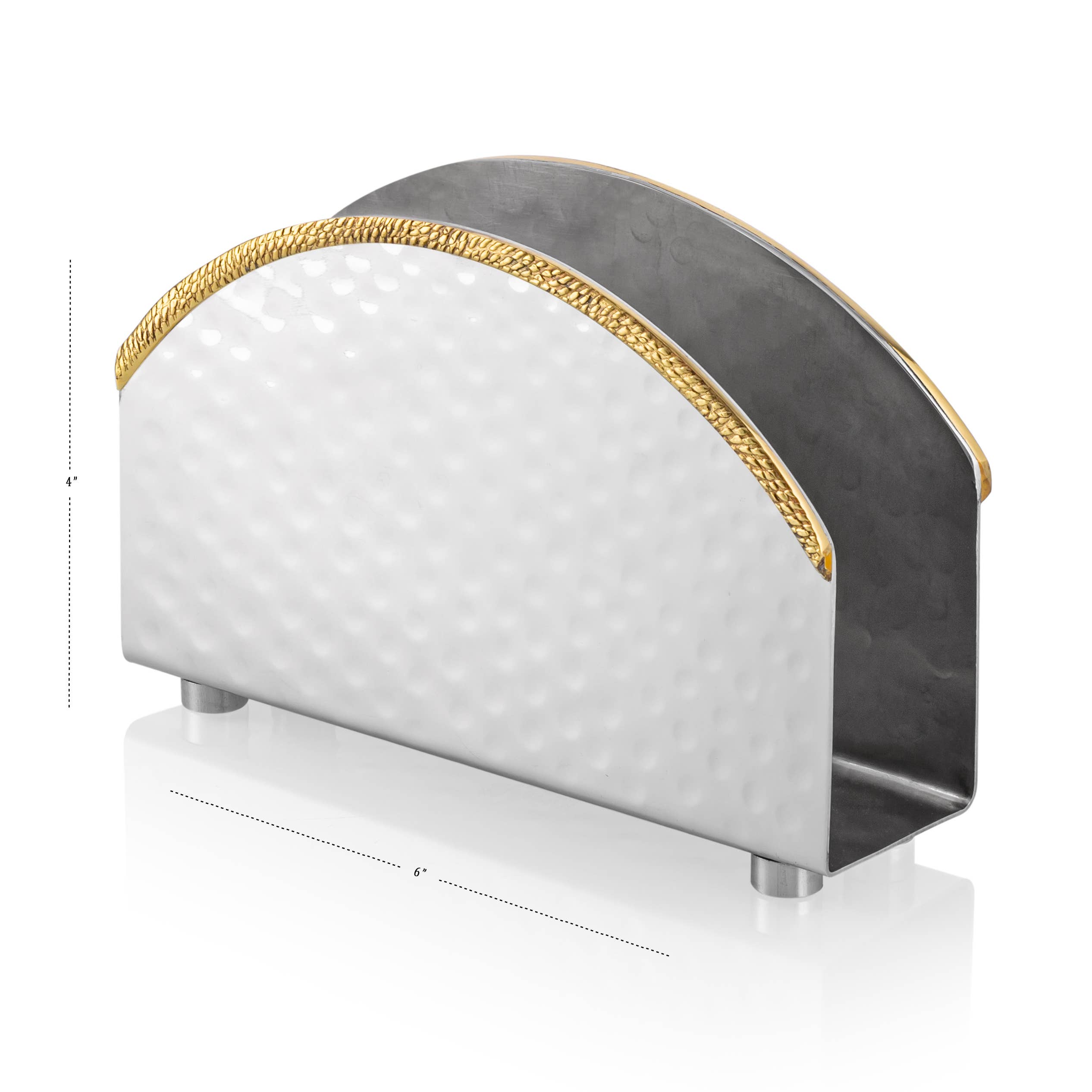 CLASSIC TOUCH DECOR INC. - Wholesale Napkin Holder - Napkin Holder - Gold/ Nickel3