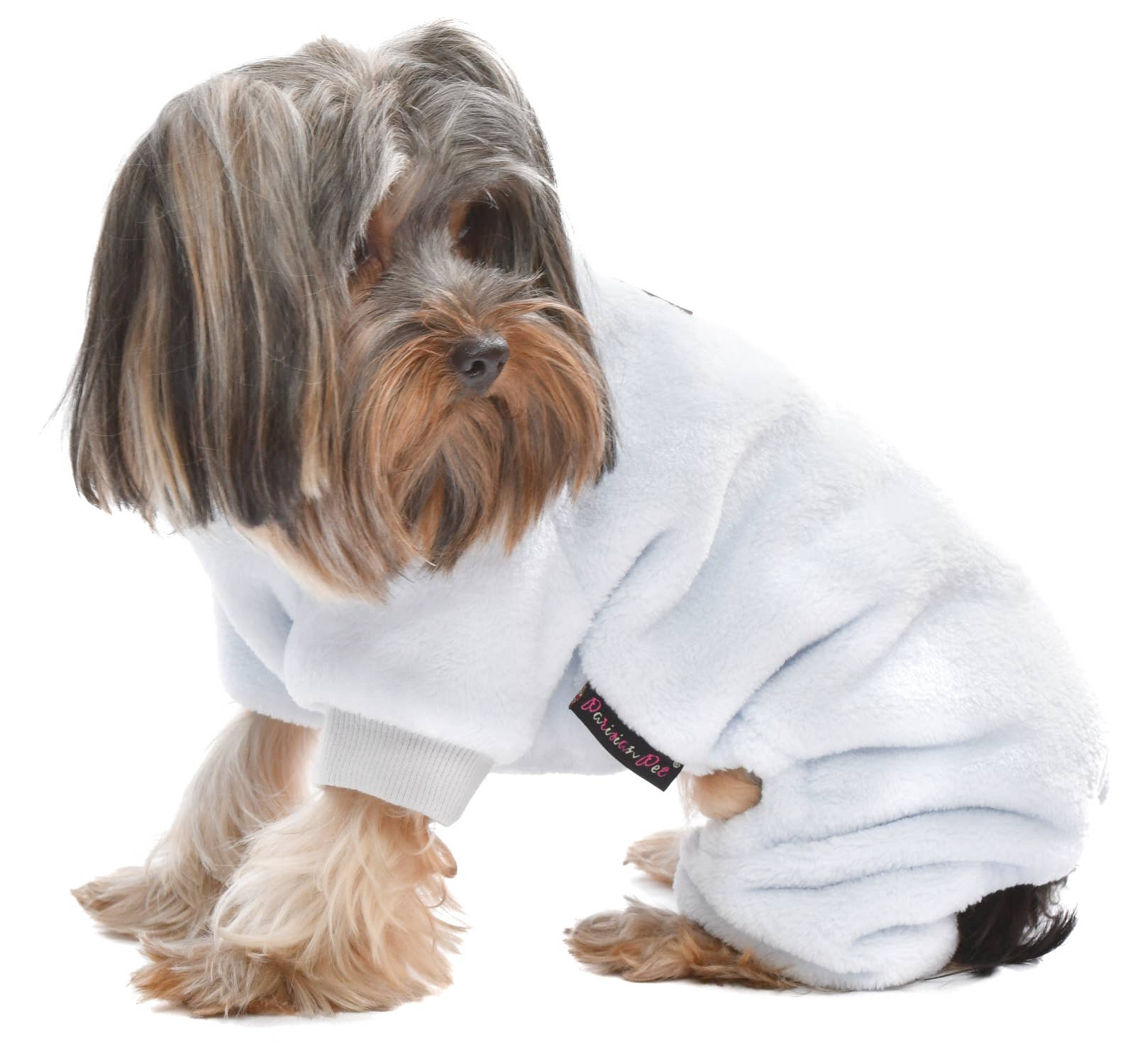 Parisian Pet® - Wholesale Pet Pajamas - Dog - Velour Pajama Cloud Gray – Warm & Fashionable Dog Pajamas2