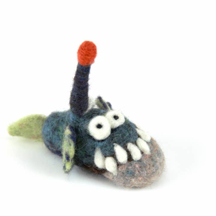 Woolbuddy - Wholesale Ornament - Anglerfish Ornament (premade)