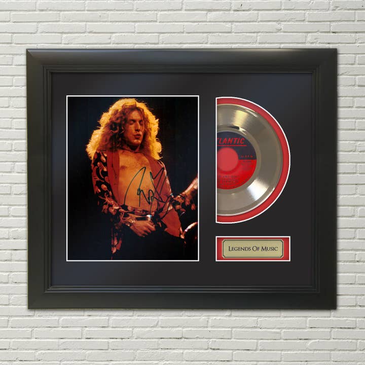 Led Zeppelin Rock and Roll, gerahmt, 45er Gold-Schallplatten-Display für den Großhandel von Gold Record Outlet