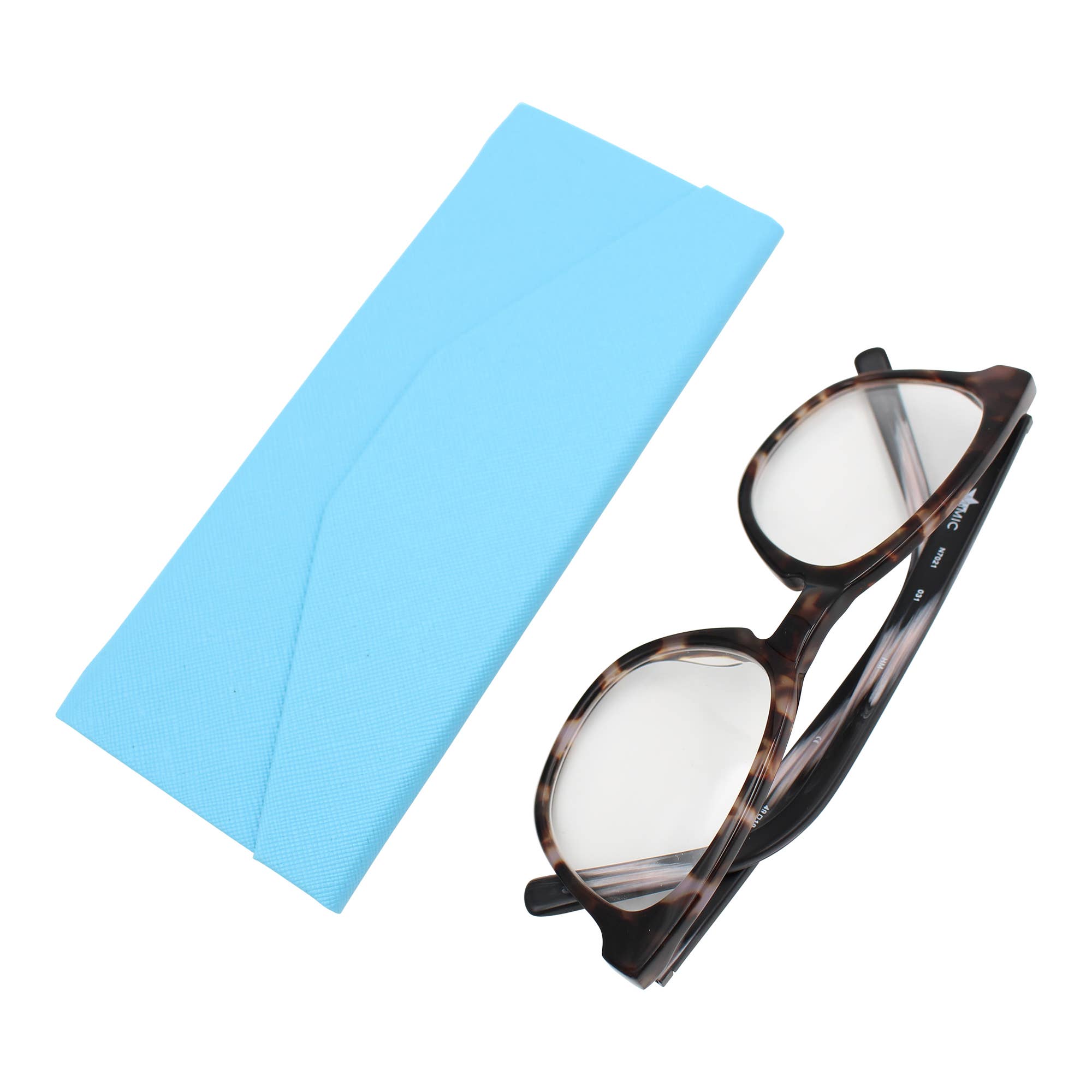 Real Sic - Wholesale Eyewear Cases & Holders - Unisex - Hardshell Eco Leather Solid Color Folding Glasses Case8