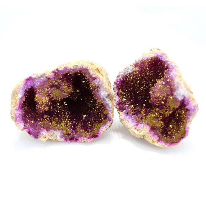 Rock Paradise - Wholesale Spiritual Stone/Crystal - Crystal Break Your Own Titanium Dyed Druzy Geodes