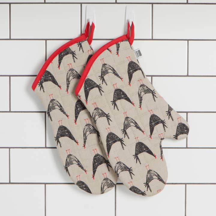 Now Designs by Danica - Wholesale Oven Mitt/Pot Holder - Chicken Scratch Oven Mitt3