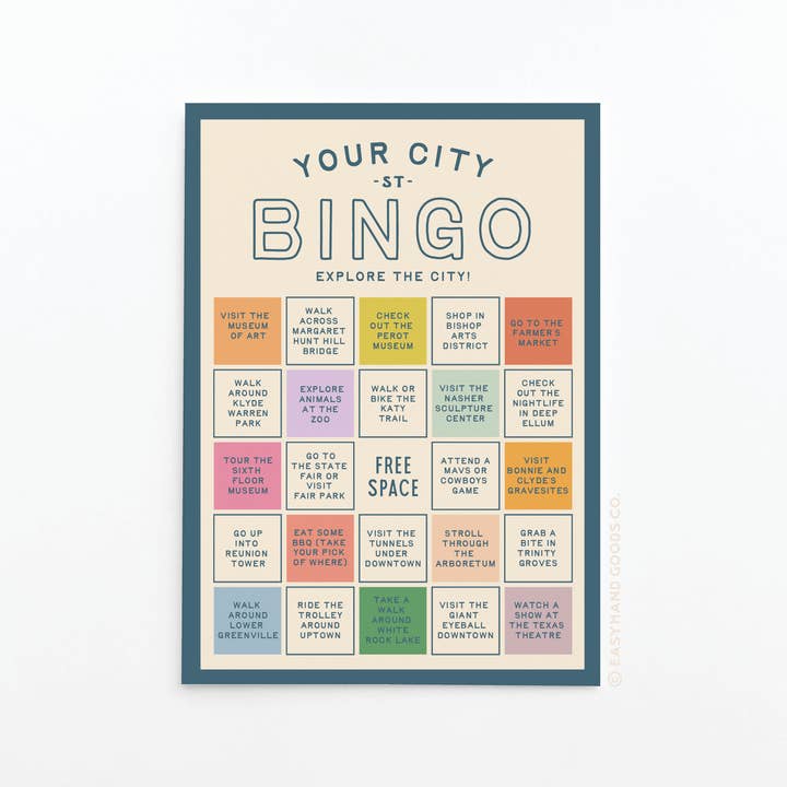 Easyhand Goods – formerly Onderkast - Wholesale Card Game - Custom City Explorer Bingo Card3