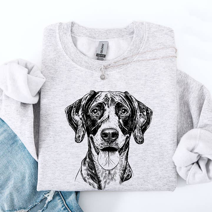 German Shorthaired, Pet, Dog Breed Sweatshirt for wholesale by Refinery Number One LLC