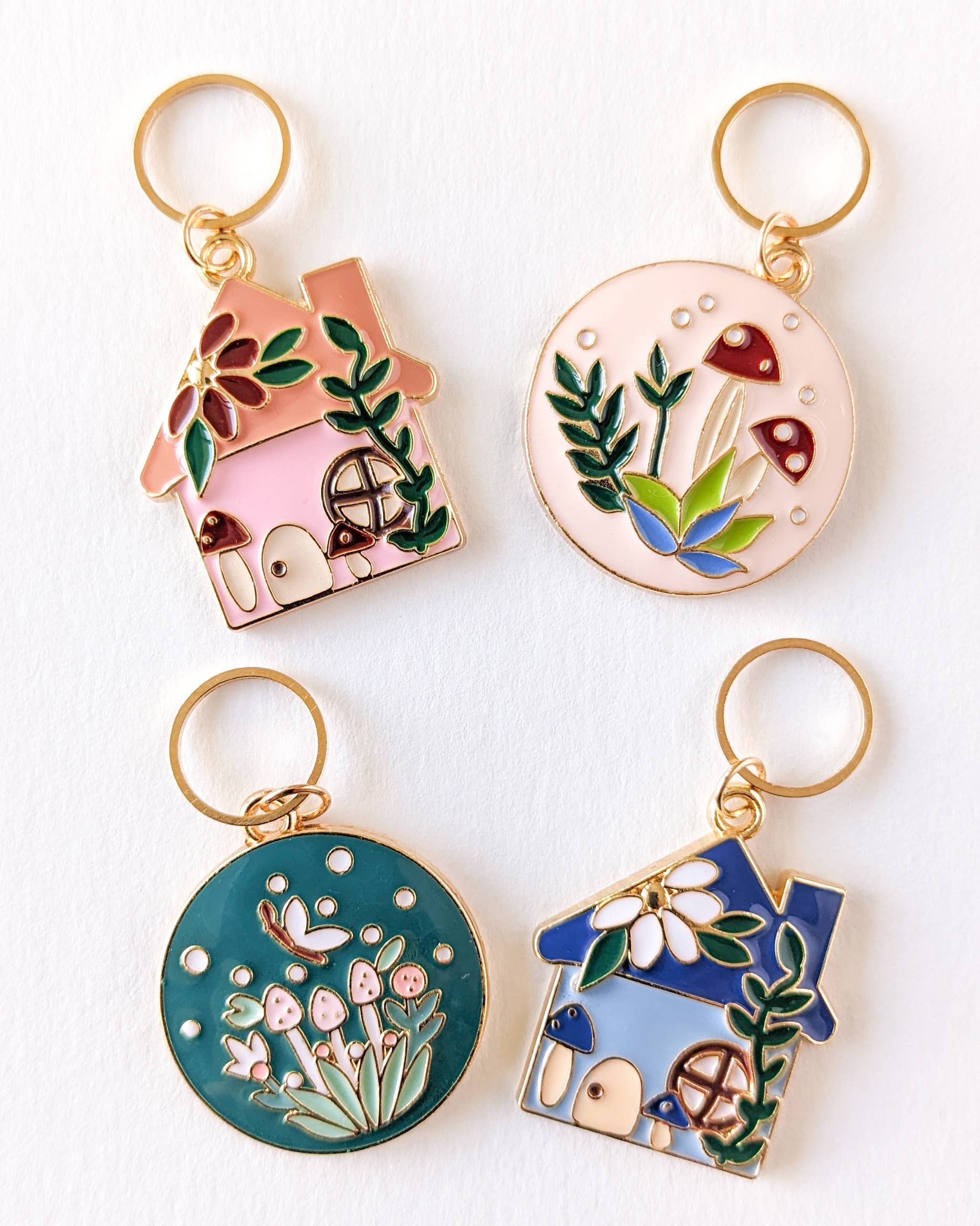 Hello Kim - Kim Chui - Wholesale Knitting/Crochet Supplies - In the undergrowth - Marker rings3