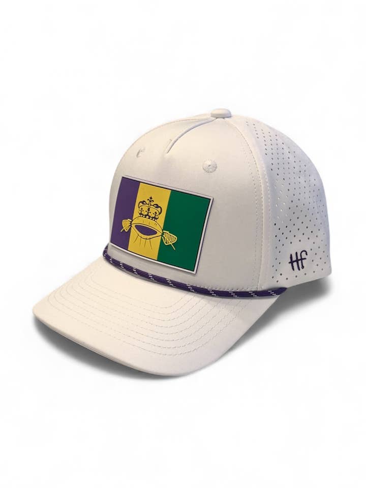 Mardi Gras Mambo - White for wholesale by Hatfish Co