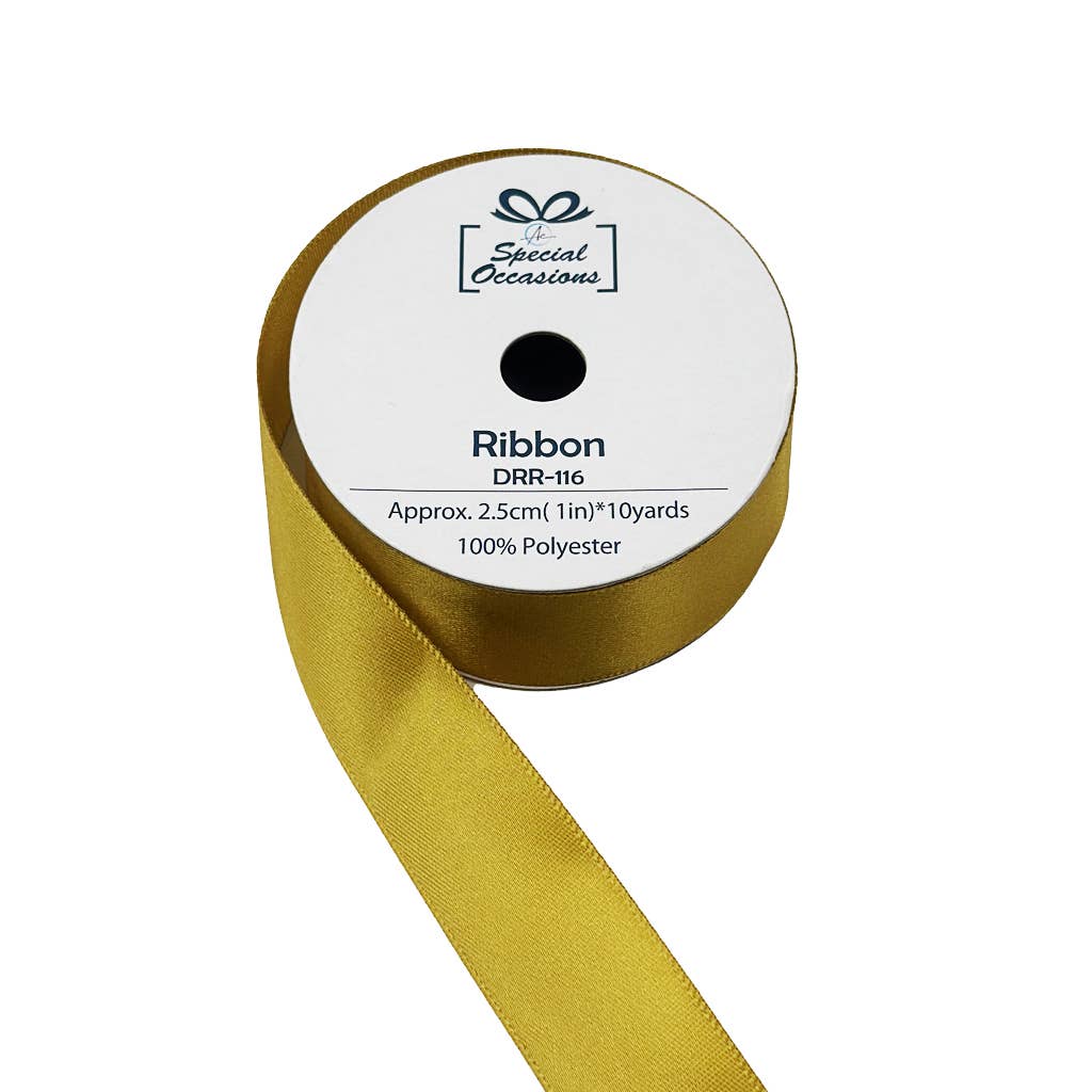 Angels Craft - Wholesale Ribbon – Gift wrapping - Satin Ribbon 1" x 10 Yards Set of 12 (Available 16 colors)5