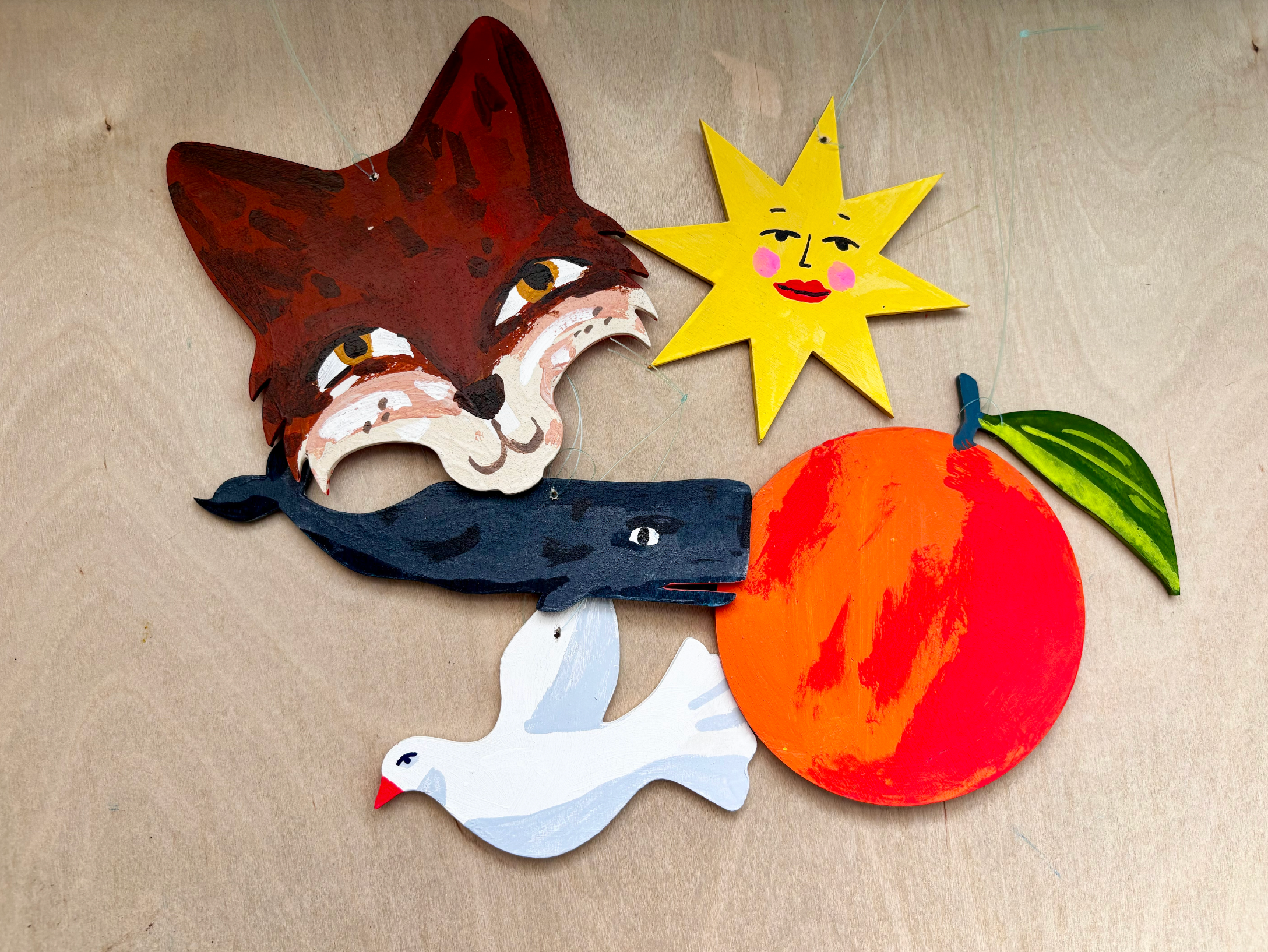 ELIZABETH GRAEBER art + illustration - Wholesale Ornament - Whale Ornament2