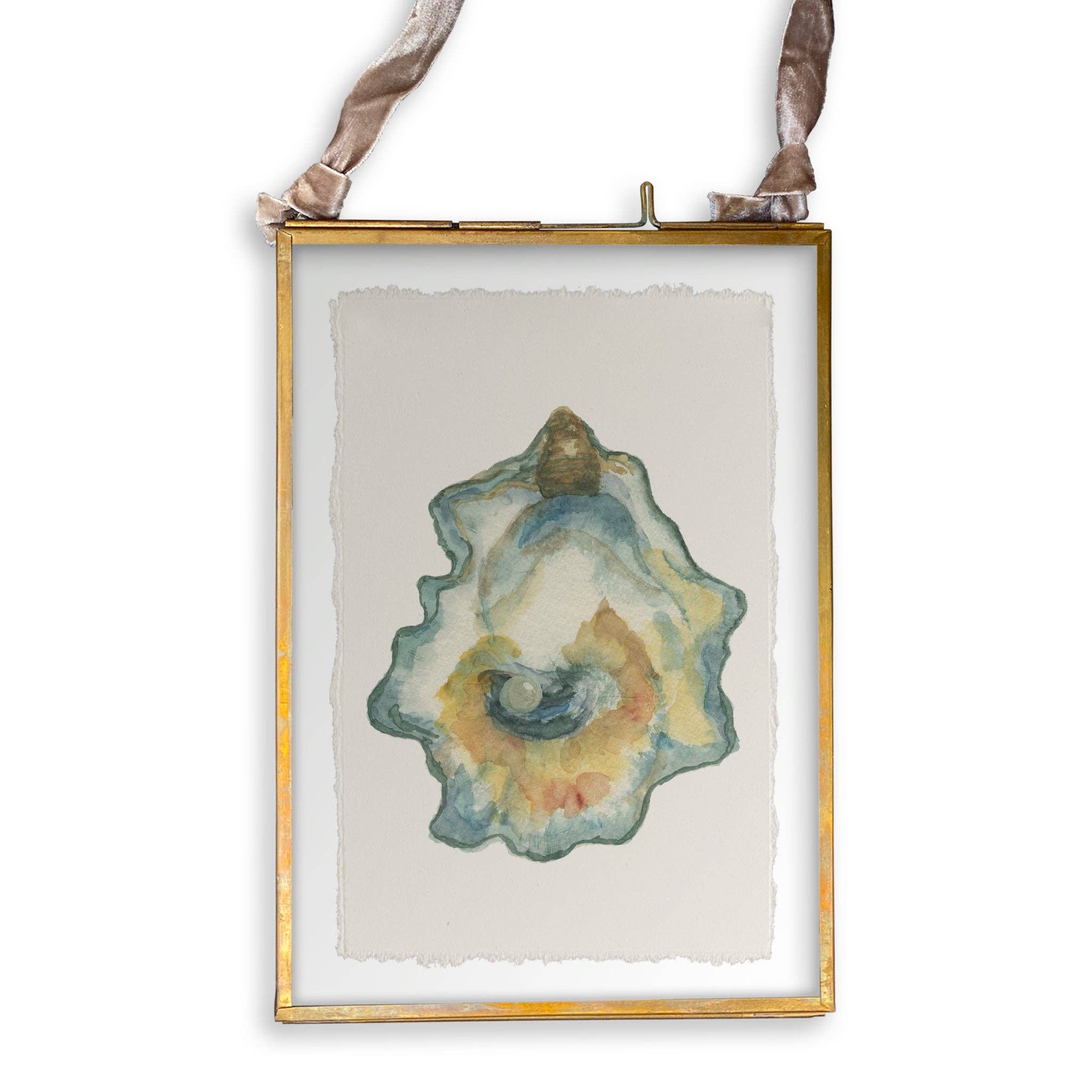 French Graffiti - Wholesale Tea Towel - Watercolor Oyster13