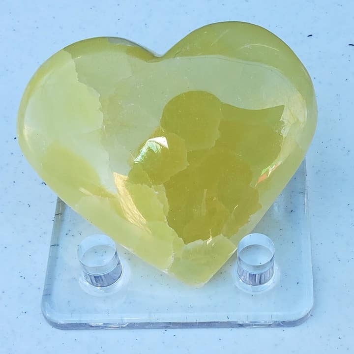 Metaphysical & Healing Crystals - Wholesale Spiritual Stone/Crystal - LEMON CALCITE HEARTS