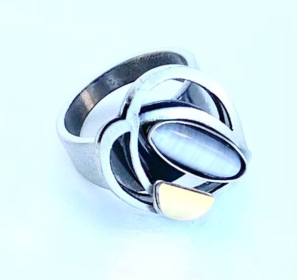 Christophe Poly / Crono Design - Wholesale Cocktail/Statement Ring - RINGS (R) - Sizes from (5-11)30