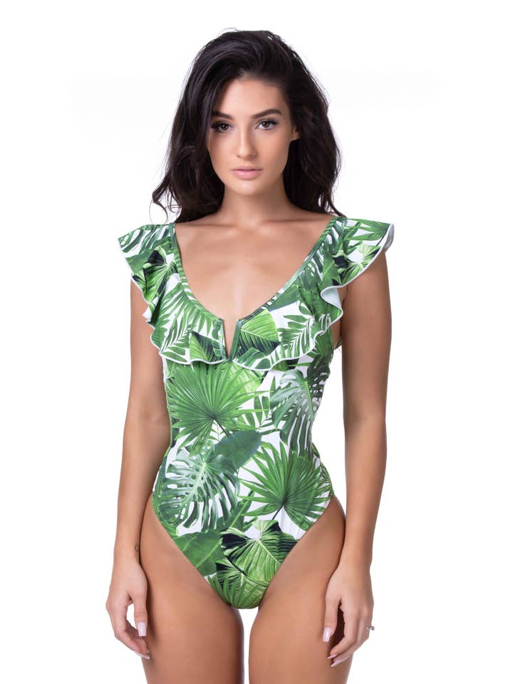 421603-TROPISK BLAD FLÆSE V FORAN ÉT STYKKE for engroshandel hos Pick Pink