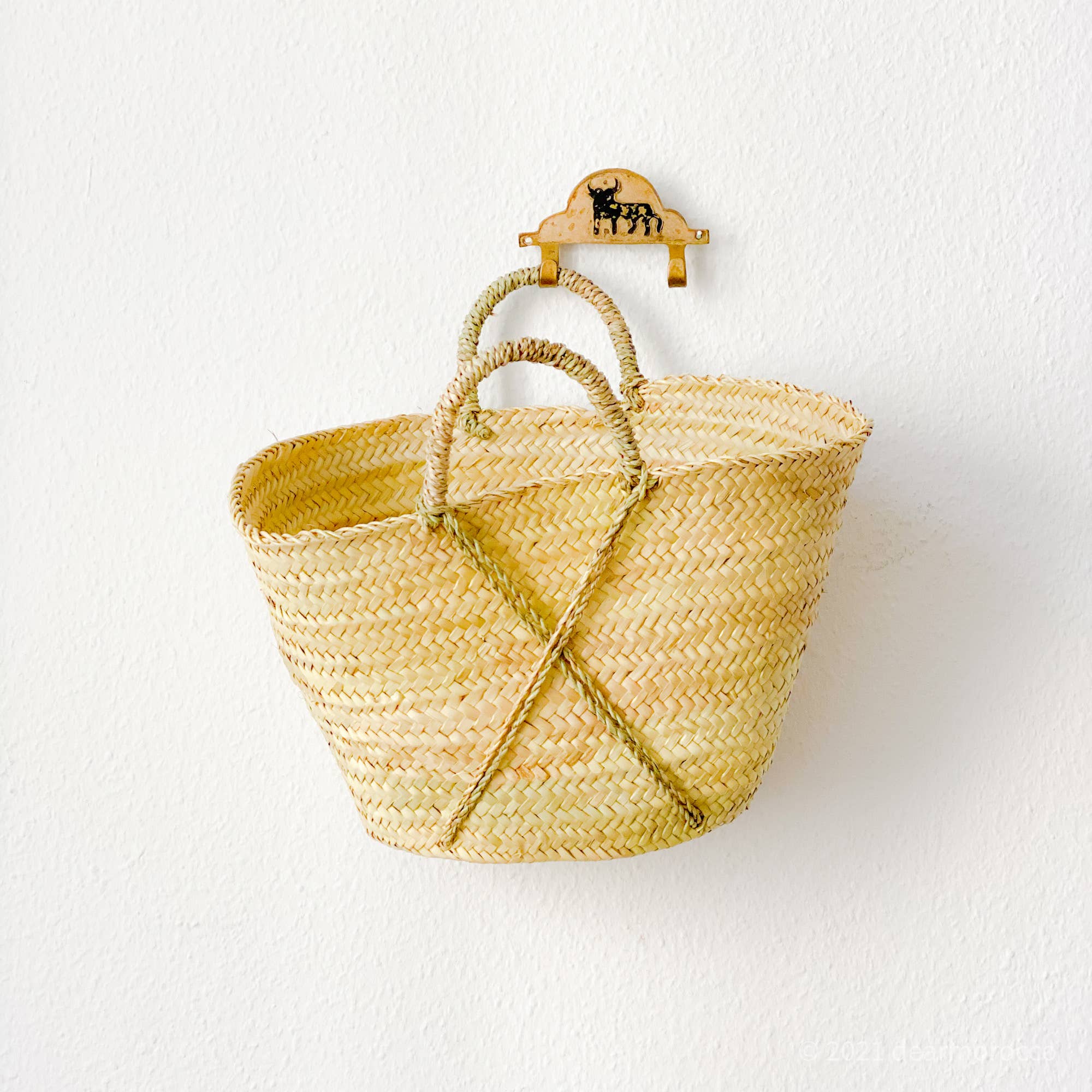 dear Morocco – Saco de praia por atacado – Bolsa/Cesto de folha de palmeira marroquina natural6