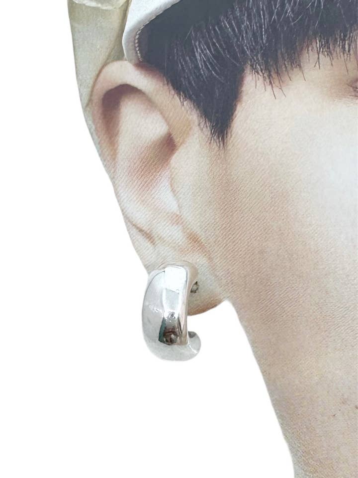 Chunky half hoop for wholesale by Jewellery Just For You