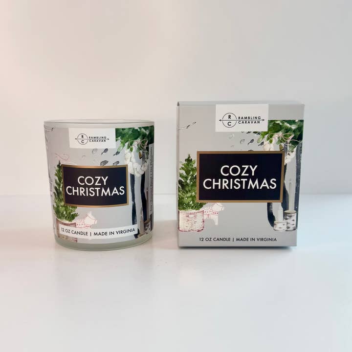 Rambling Caravan - Wholesale Jar/Filled Candle - Cozy Christmas Candle | Luxe Winter Candle Collection |2