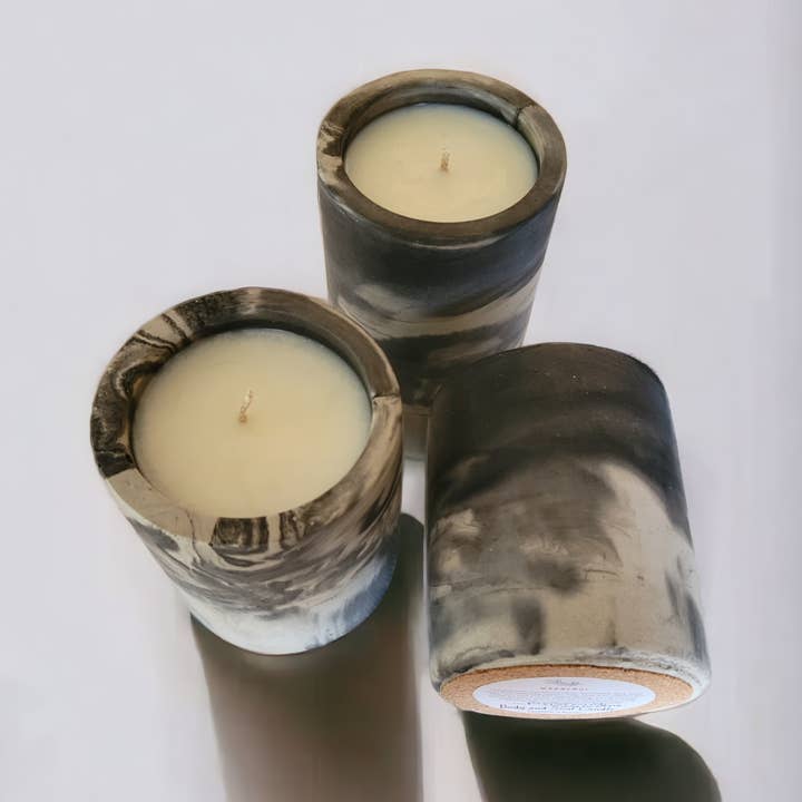 Body and Soul Candle - Wholesale Jar/Filled Candle - Concrete Candle0