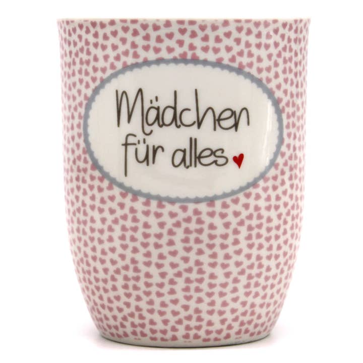 Beker met handvat „Mädchen für alles” voor wholesale door Mea-Living