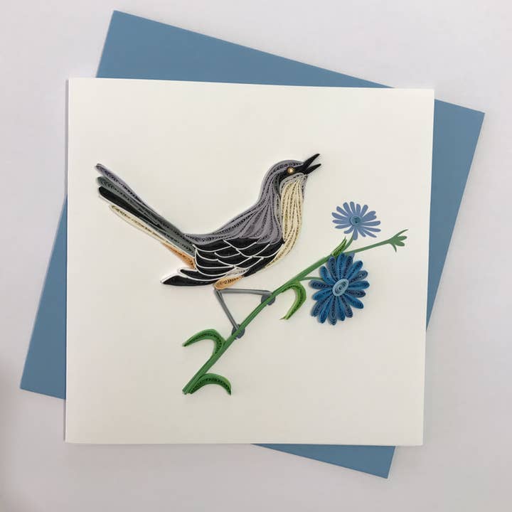 Tarjeta acolchada ruiseñor para venta al por mayor de Poppin Cards and Gifts