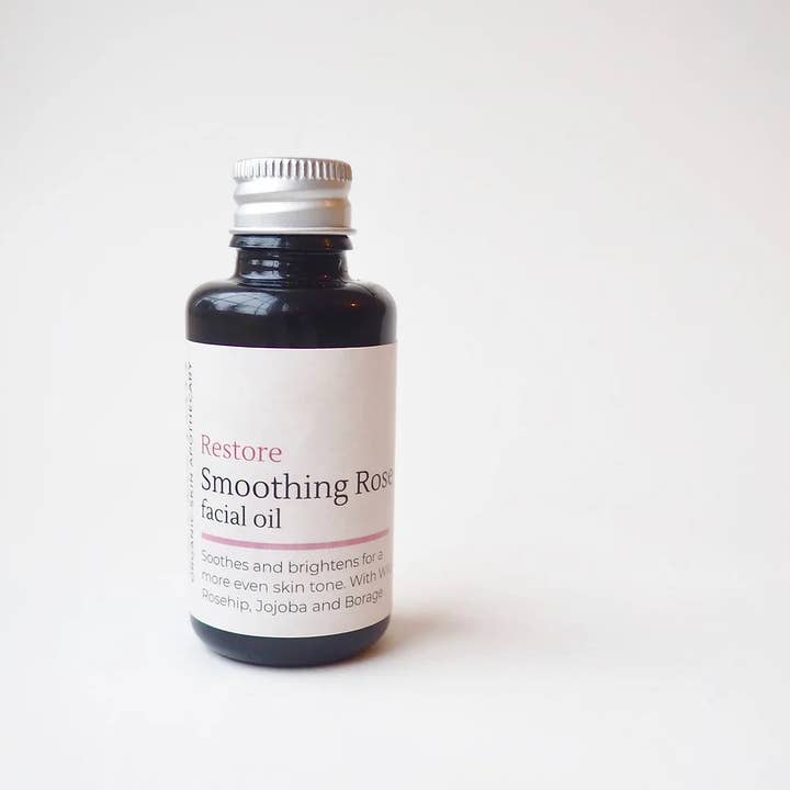 Smoothing Rose facial oil 30ml for wholesale by VerdeKin