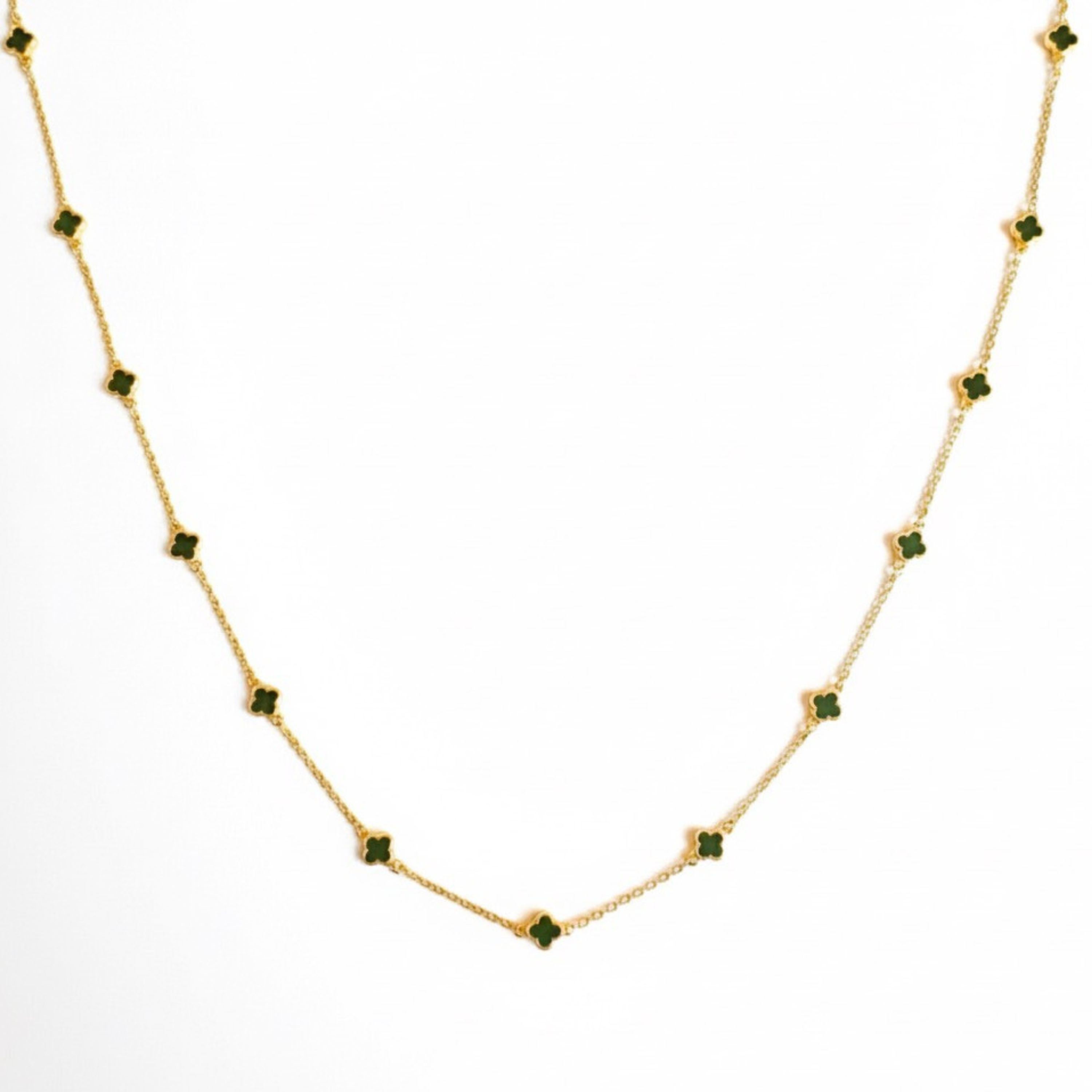 Ellison+Young - Wholesale Pendant/Charm Necklace - Petite Colored Clover Necklace3