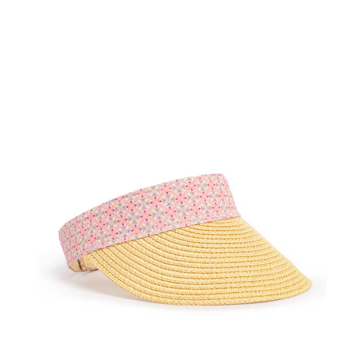 Visière de plage Verona Naturel/Multicolore Taille unique pour la vente par The Royal Standard