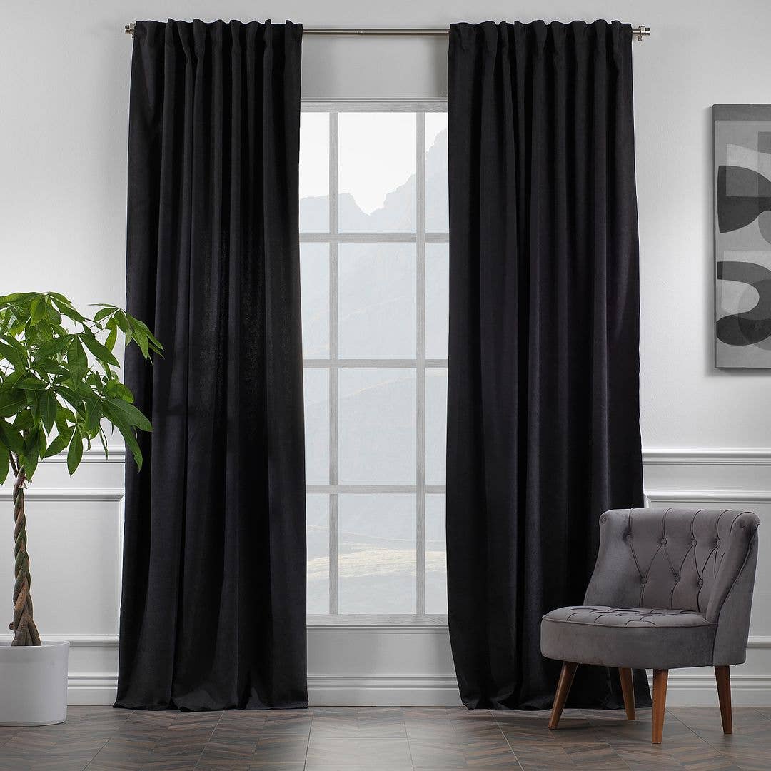 Bes Home Design - Wholesale Curtain - 100" Wide & Extra Long Matte Decorative Custom Size Curtain7