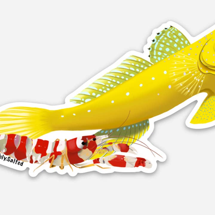 Aufkleber „Ein perfektes Paar“ für den Großhandel von Freshly Salted LLC