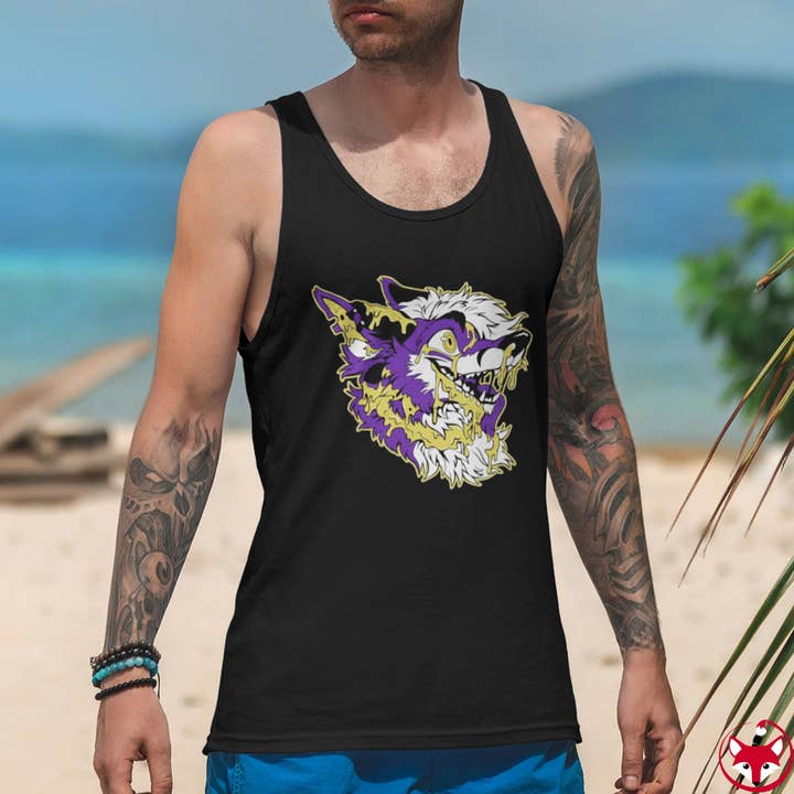 Purple and Yellow - Tank Top for wholesale by Artworktee