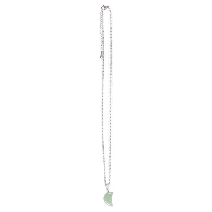 Something Different Wholesale - Wholesale Everyday Greeting Card - Green Aventurine Crystal Moon Necklace on Greeting Card4