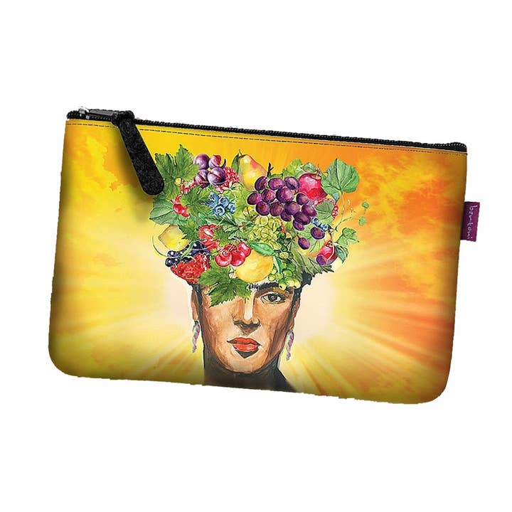 IngrossoBertoni by INCI Srl - Wholesale Pouch - Women's - Frutta Anthracite Felt Clutch Pocket Bertoni Line0