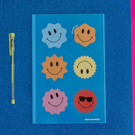 Diario della Gratitudine per la Famiglia K-1 - Copertina Sorridente Linea per la vendita all'ingrosso da parte di Sunshine & Agape