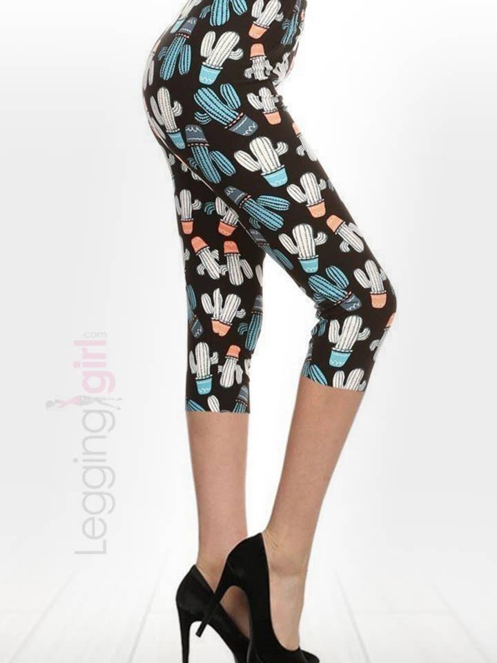 My Cactus - Capri for wholesale by LeggingGirl.com