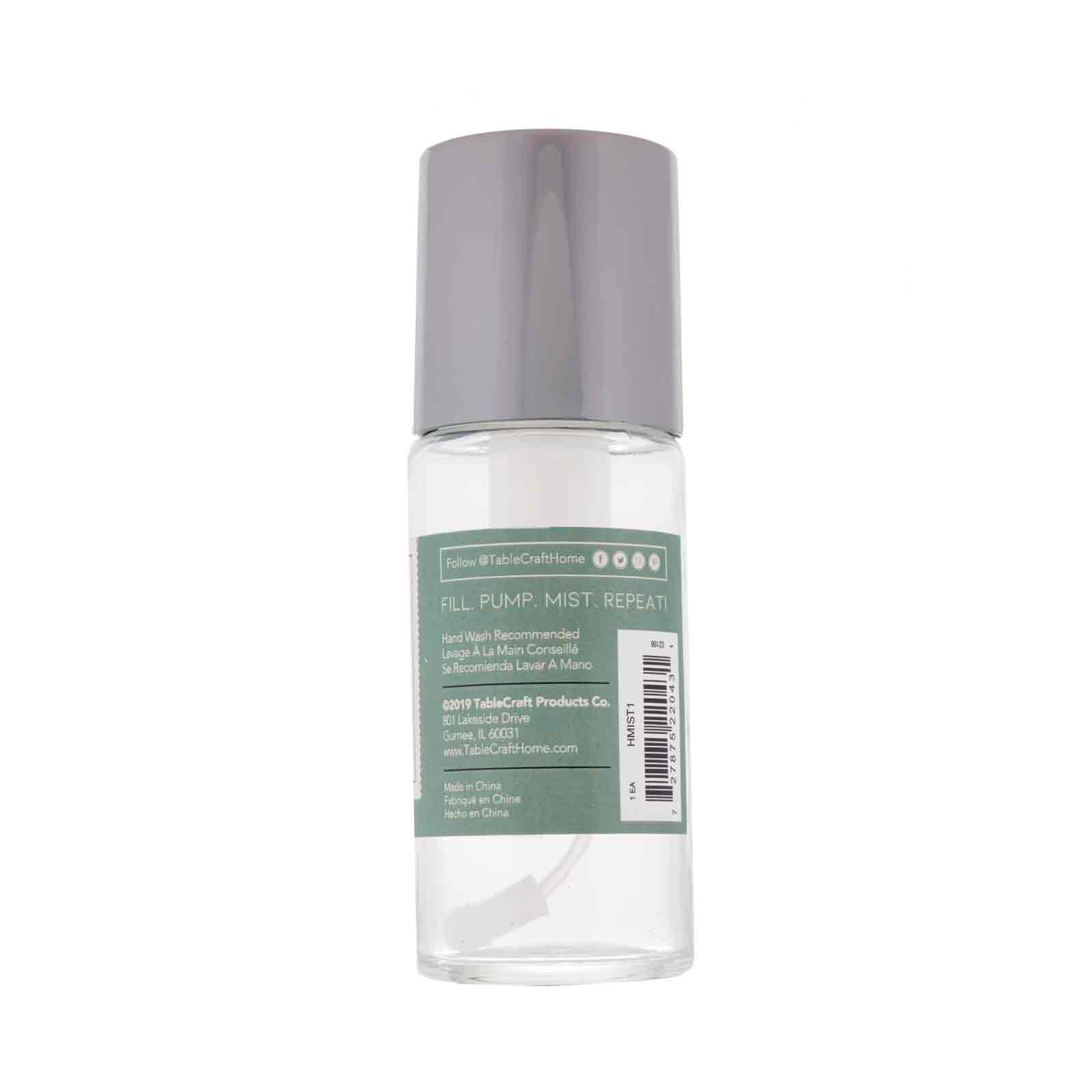 TableCraft Products Company - Wholesale Oil/Vinegar Dispenser - 2.25 oz Oil Mister Glass, Chrome Plated Plastic Top8