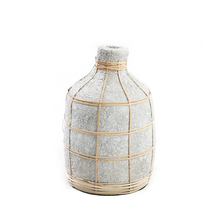 The Whoopy Vase - Concrete Natural - M for wholesale by Bazar Bizar Living
