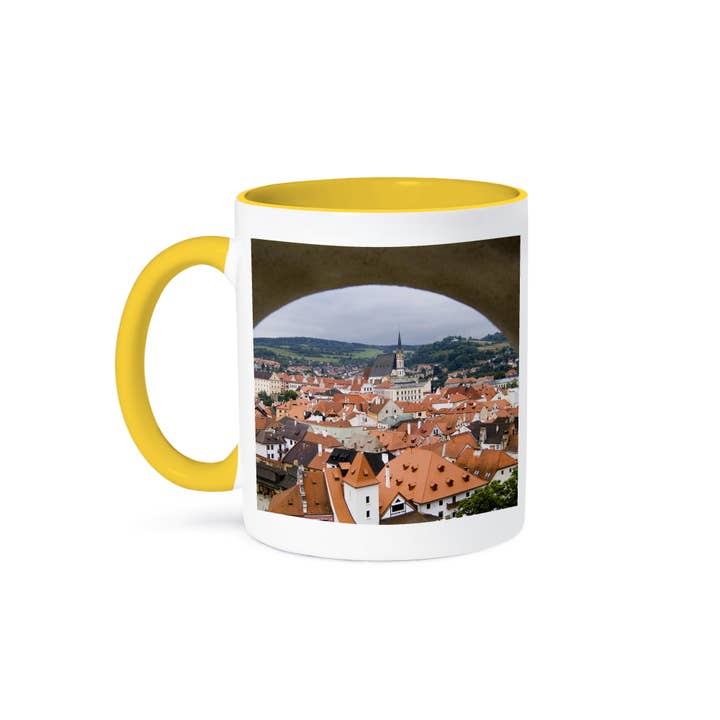 3dRose - Wholesale Coffee Mug - 3dRose, Village, red roof, Cesky Krumlov, Czech Republic - EU06 BBA0084 - Bill Bachmann, Mug