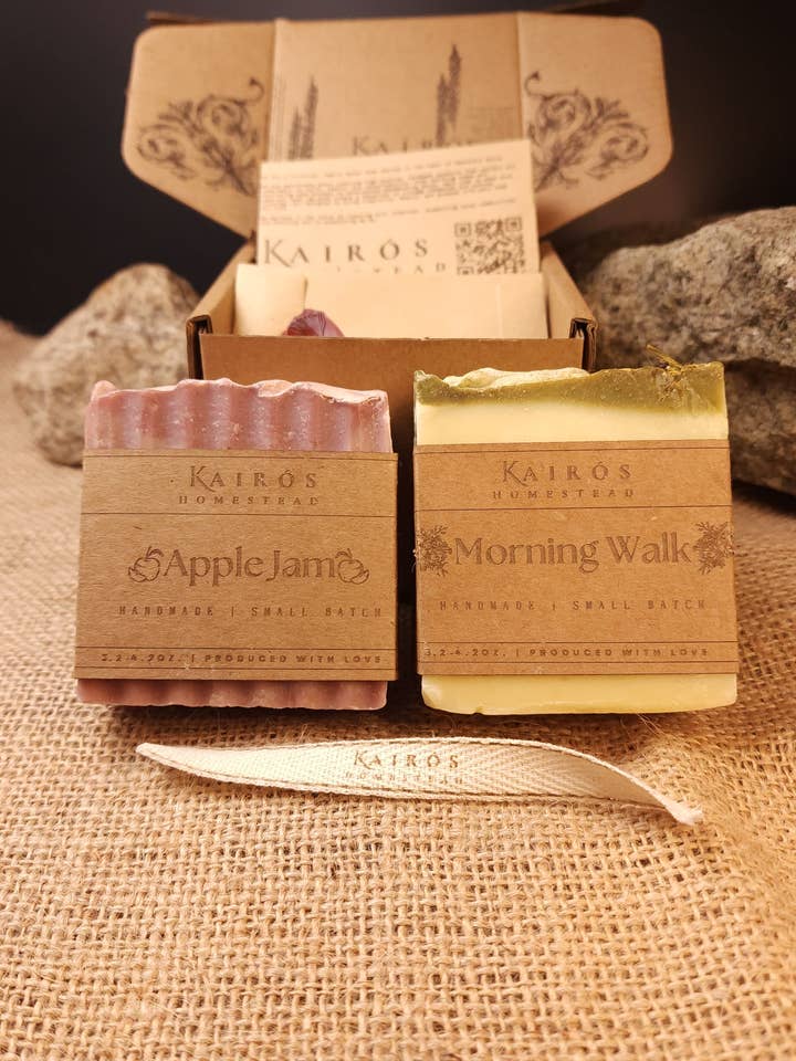 2-Pack Soap Set – Mix & Match for wholesale by Kairós Homestead