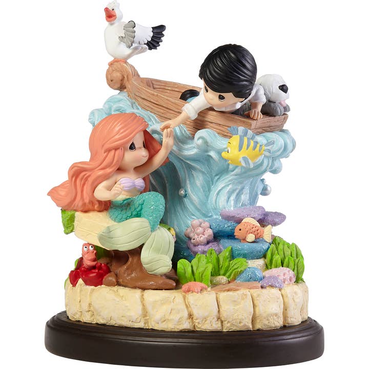 Precious Moments - Wholesale Decorative Figurine - Love Brings Our Worlds Together Disney's The Little Mermaid