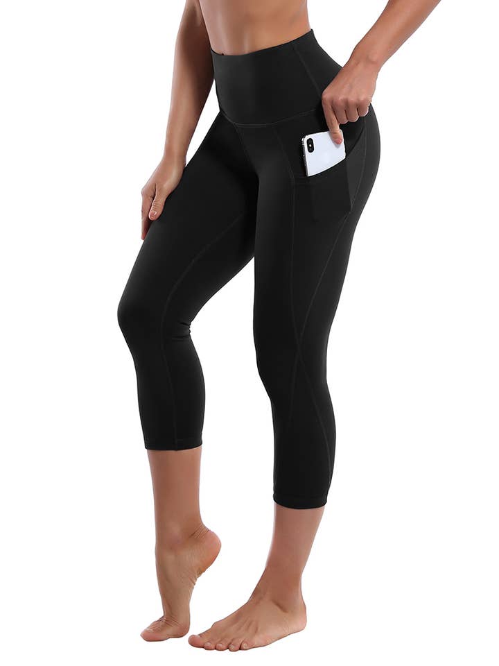 Out Pockets Stretch Yoga Pants for wholesale by Rosa Clothing