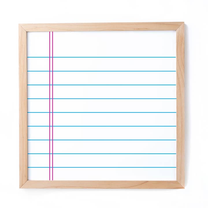 Pizarra blanca magnética para el regreso a la escuela, 15 x 15 pulgadas para venta al por mayor de The Type Set Co.