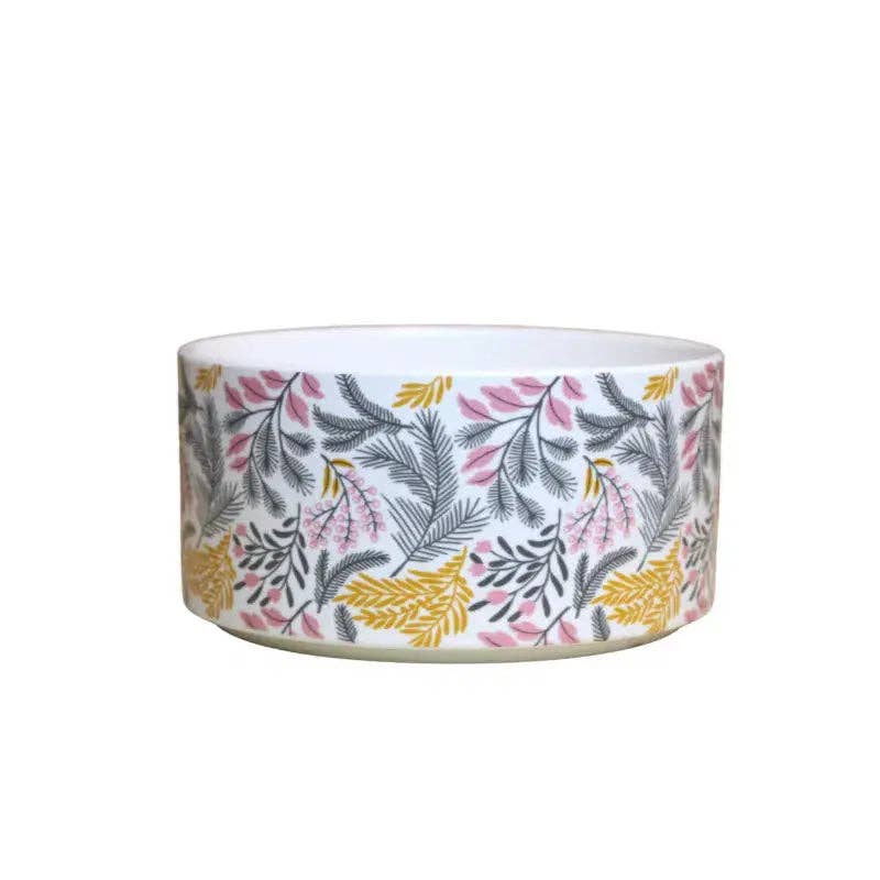 DOGUE - Wholesale Pet Bowl - Cat/Dog - DOGUE Ceramic Wildflower Collection Dog Bowl3